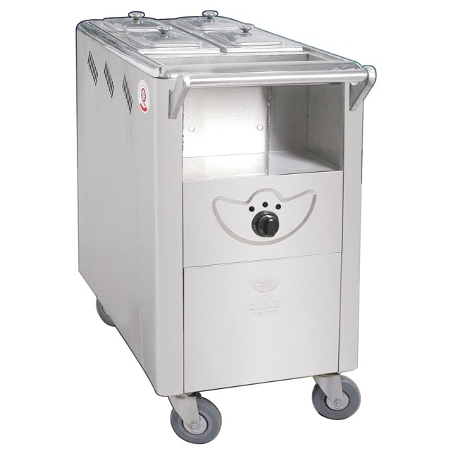 High efficiency and practical disinfection trolley for hospital hot towel warmer carts
