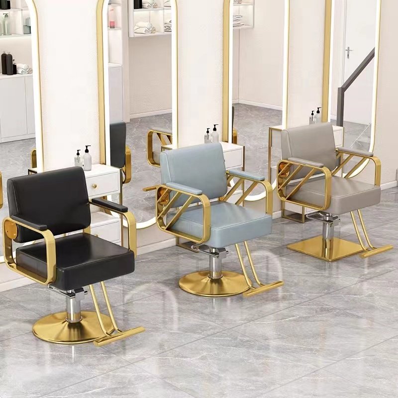 2024 YOUTAI Modern barber shop hair salon special hairdressing chair stool lift can be put down the hair cutting barber chair