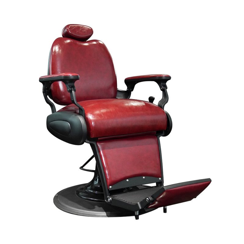 Reclining Hydraulic Pump Men's Salon Equipment Professional Barber Chair Luxurious Salon Chairs For Sale