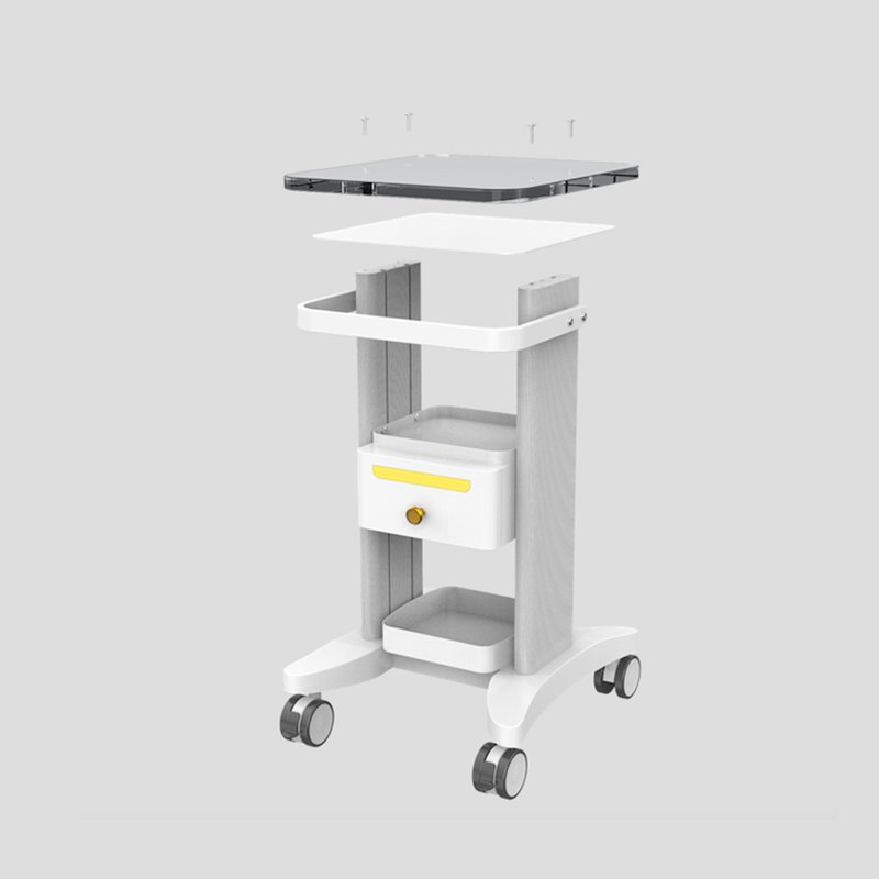 Salon Trolley Adjustable Movement Salon Special Cart Professional Beauty Cart With Roller Barber Shop Salon For Utility Car