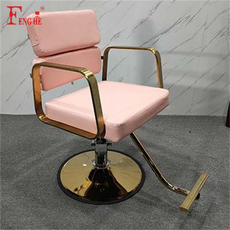 Hot Sale Fashion Design pink salon barber chair for beauty salon