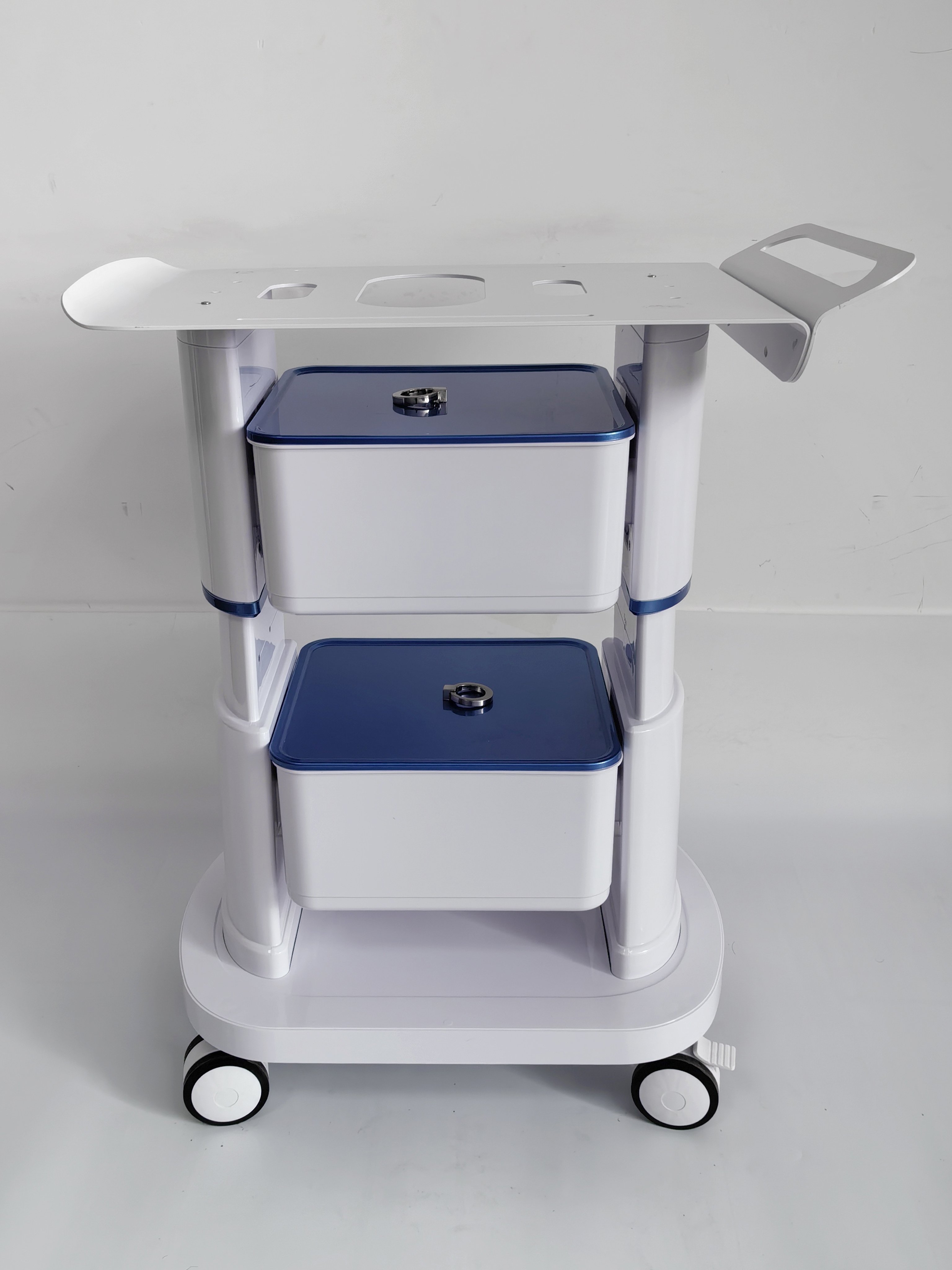 Beauty Tools Collecting Salon Trolley Hairdressing SPA Cart Organizer Multi-function Manicure Cart Storage Holders