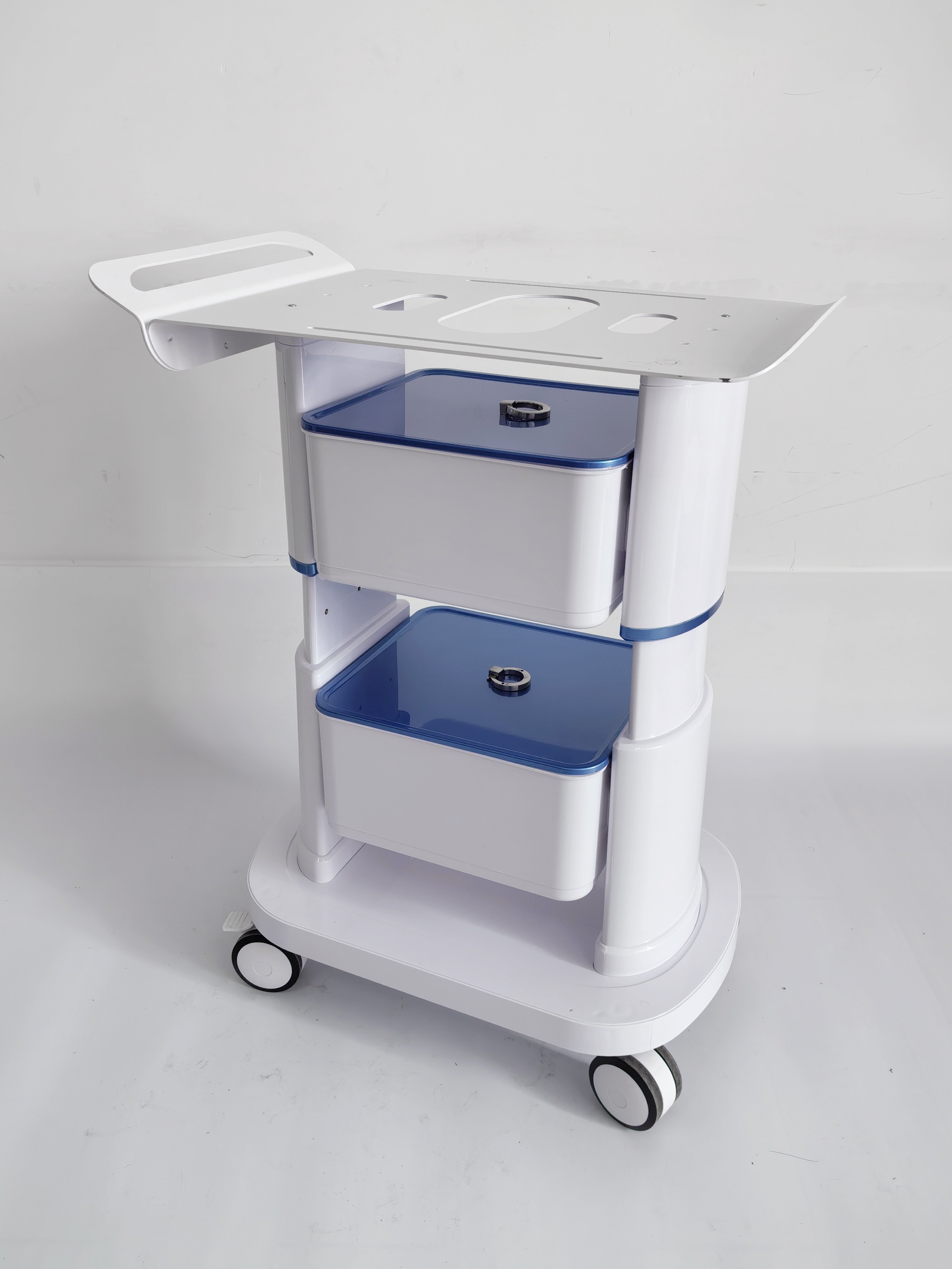 Beauty Tools Collecting Salon Trolley Hairdressing SPA Cart Organizer Multi-function Manicure Cart Storage Holders