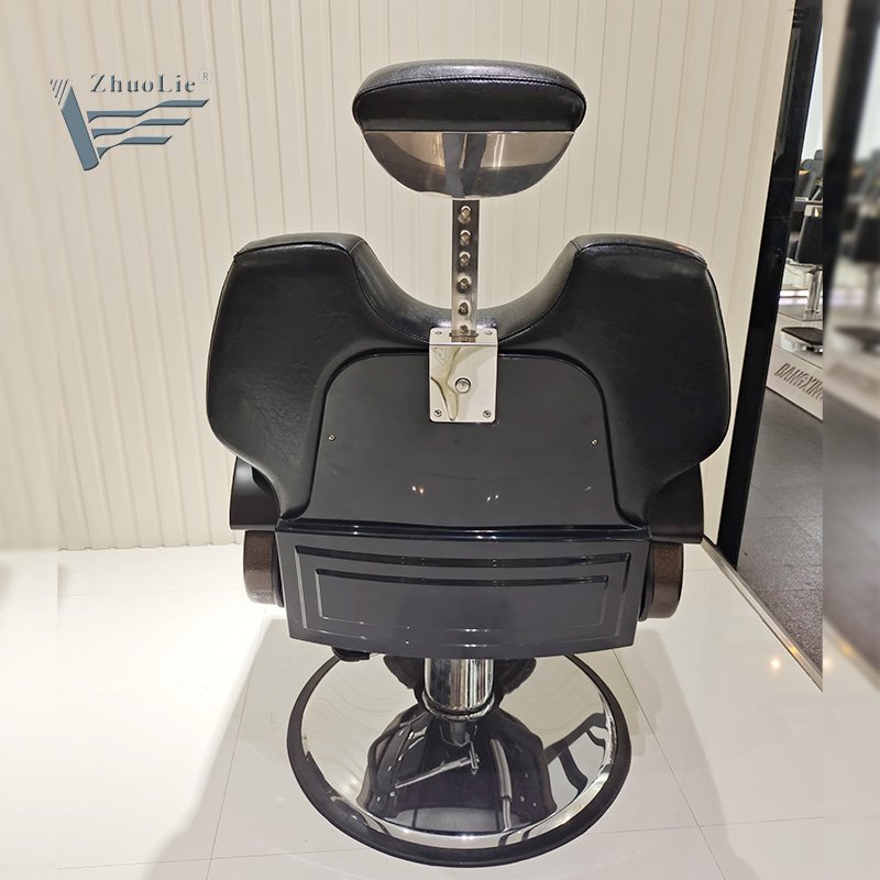Factory Direct Electric Barber Chair Black Hairdressing Salon Furniture Hair Cutting Styling Chair
