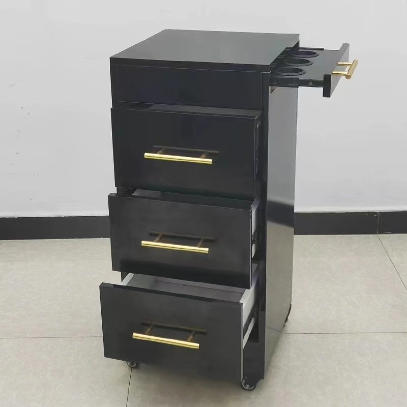Hochey Cart Hair Dryer Holder Stylist Equipment Lockable Rolling Wheels salon trolley
