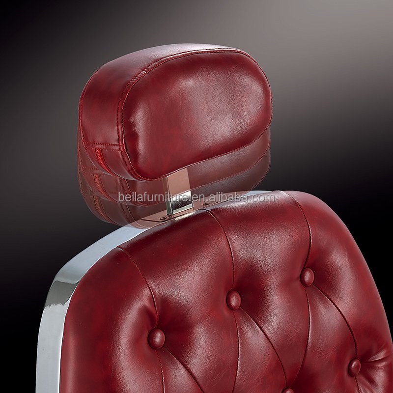 Modern Men's Barber Special Oil Chair for Hair Salon Beauty Salon Recliner with Downput Lift Rotate Features for Shaving Dyeing