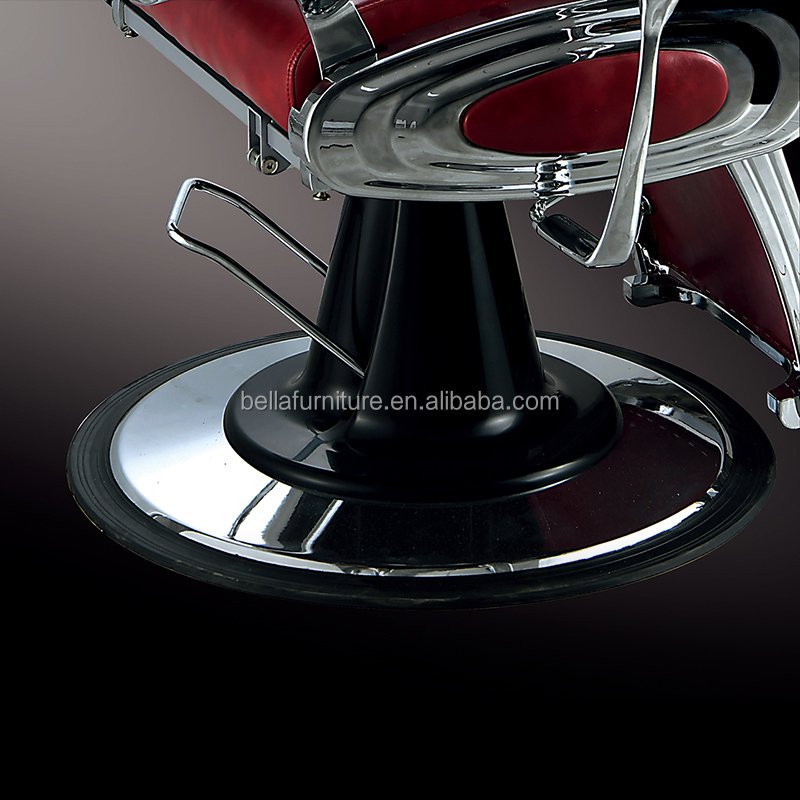 Modern Men's Barber Special Oil Chair for Hair Salon Beauty Salon Recliner with Downput Lift Rotate Features for Shaving Dyeing