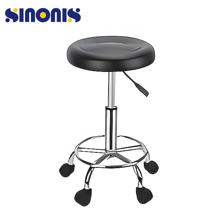 sinonis wholesale Modern Luxury Hair PU Leather Black Portable Barber Shop Salon Barber Chair