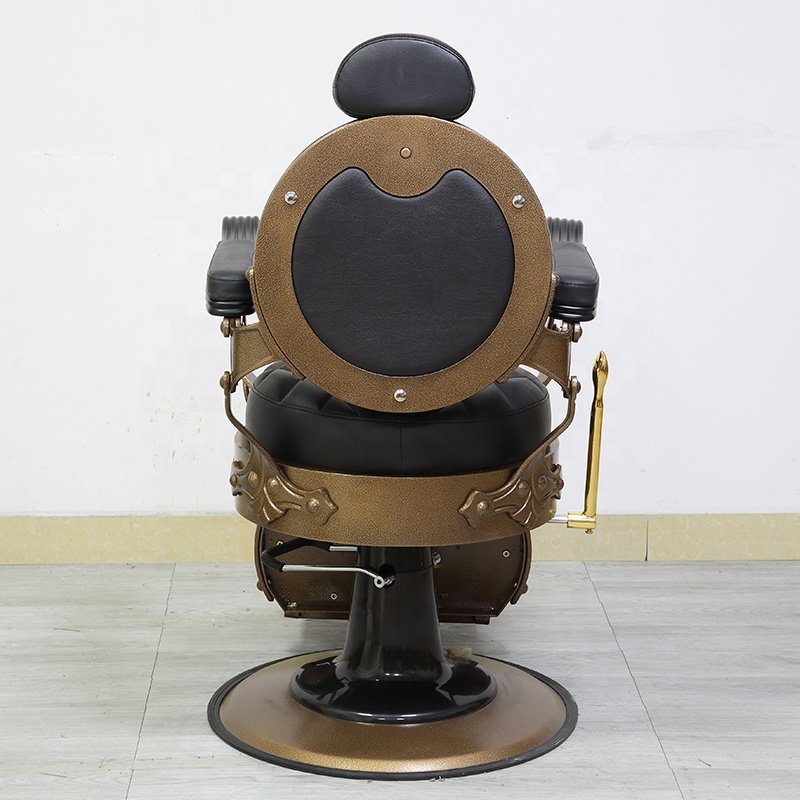High Quality Vintage Old Style Barber Chair For men Shave Adjustable Recliner Chair