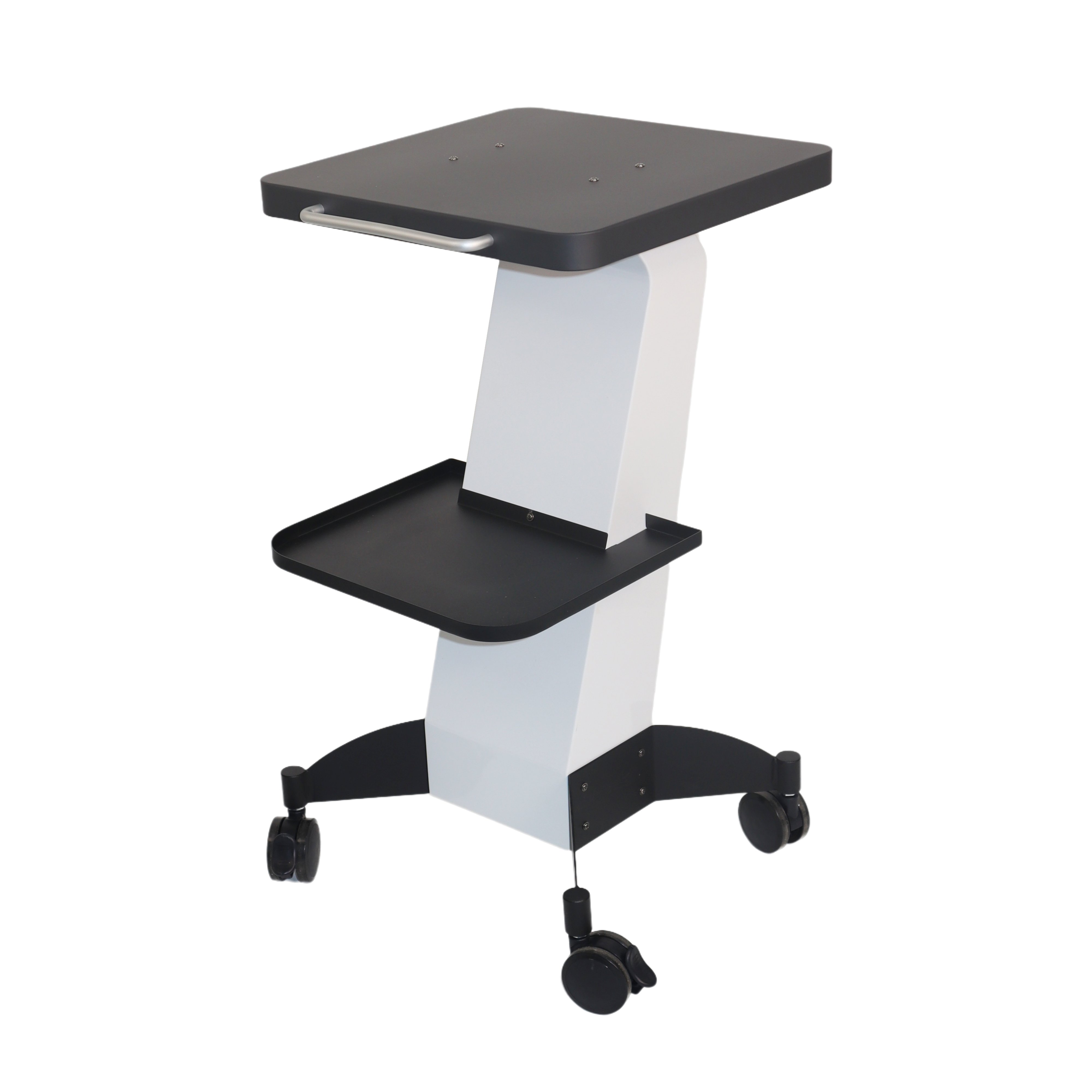 Large heavy machinery hardware metal mobile roller medical storage beauty trolley spa trolley cart
