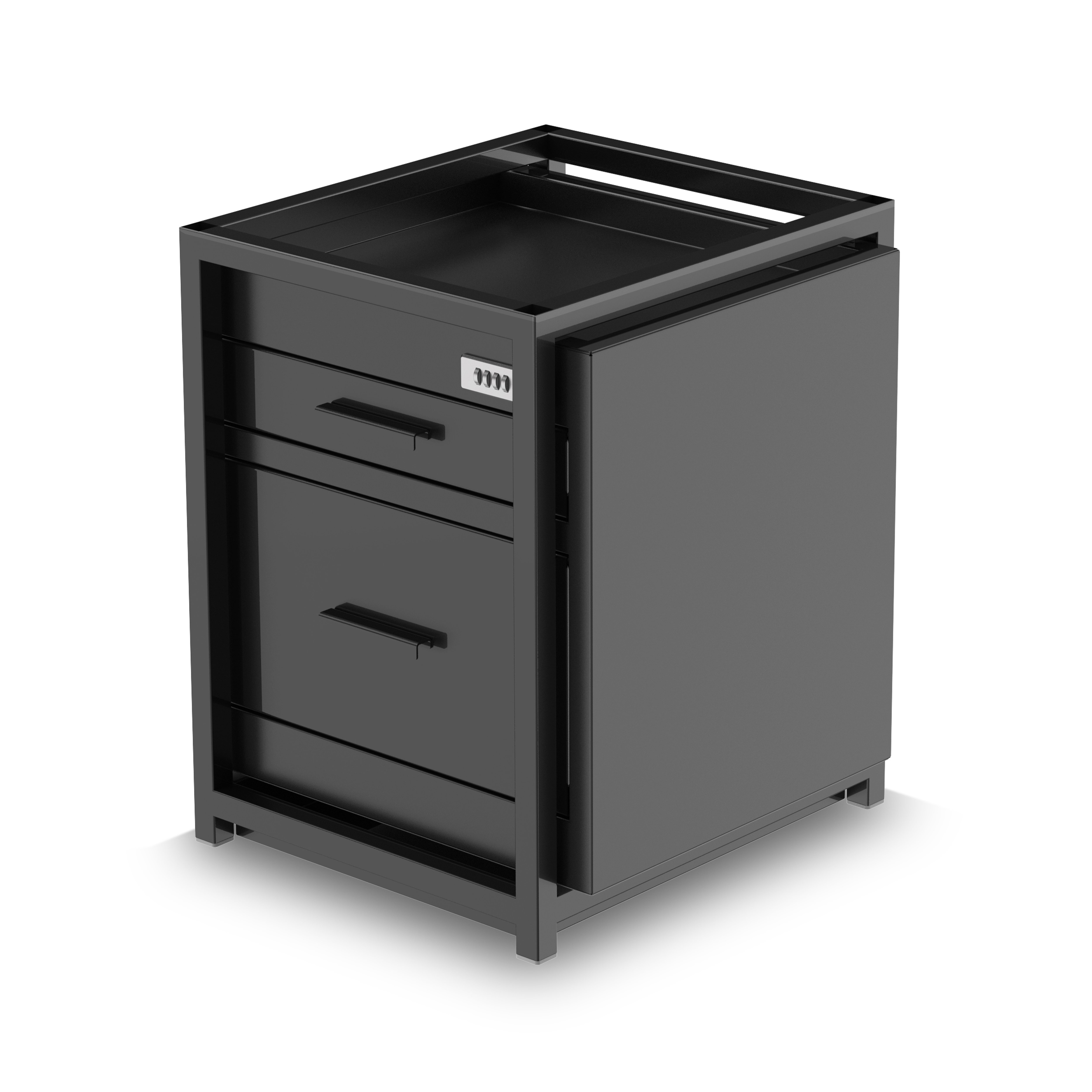 Beauty Salon Trolley Lockable Metal Trolley