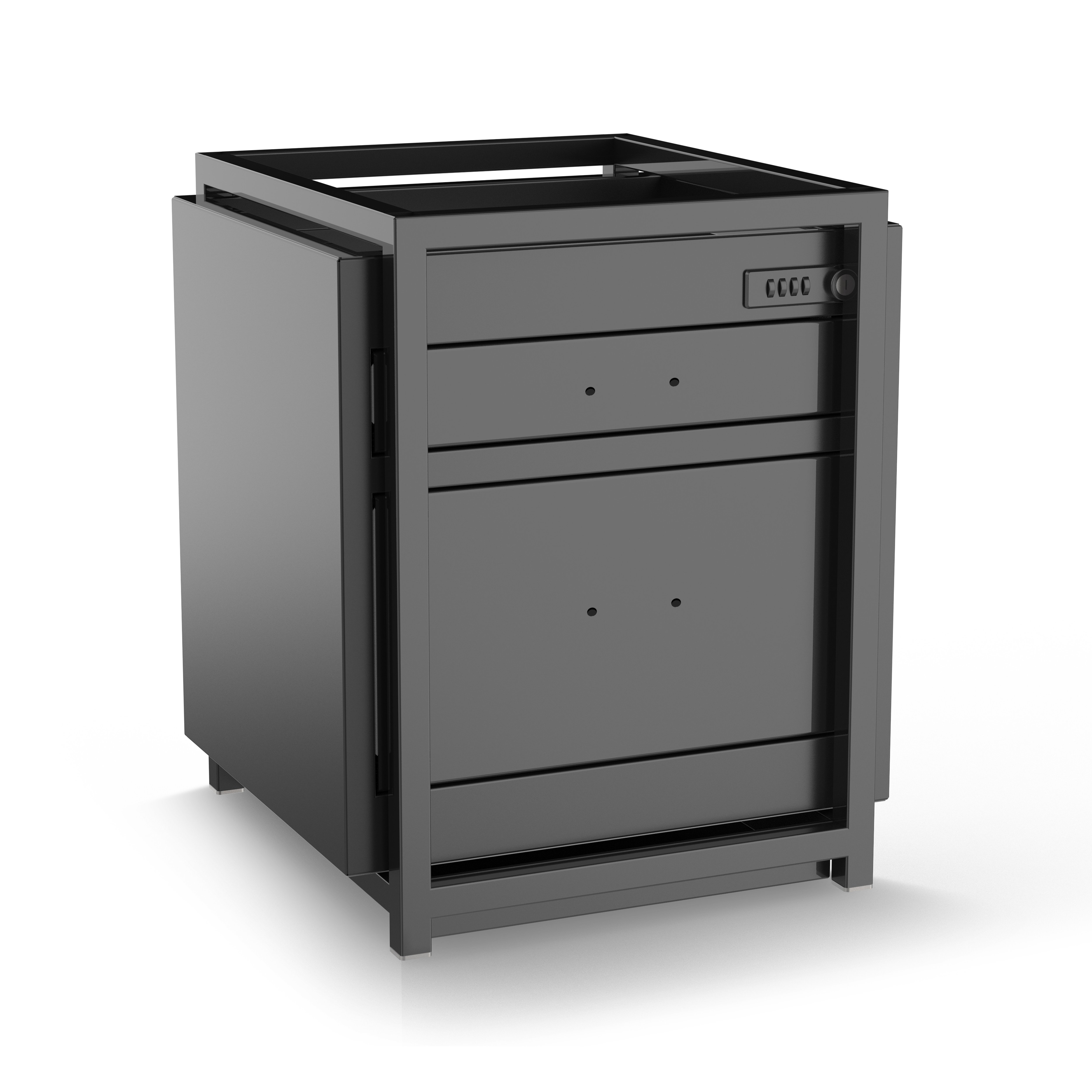Beauty Salon Trolley Lockable Metal Trolley