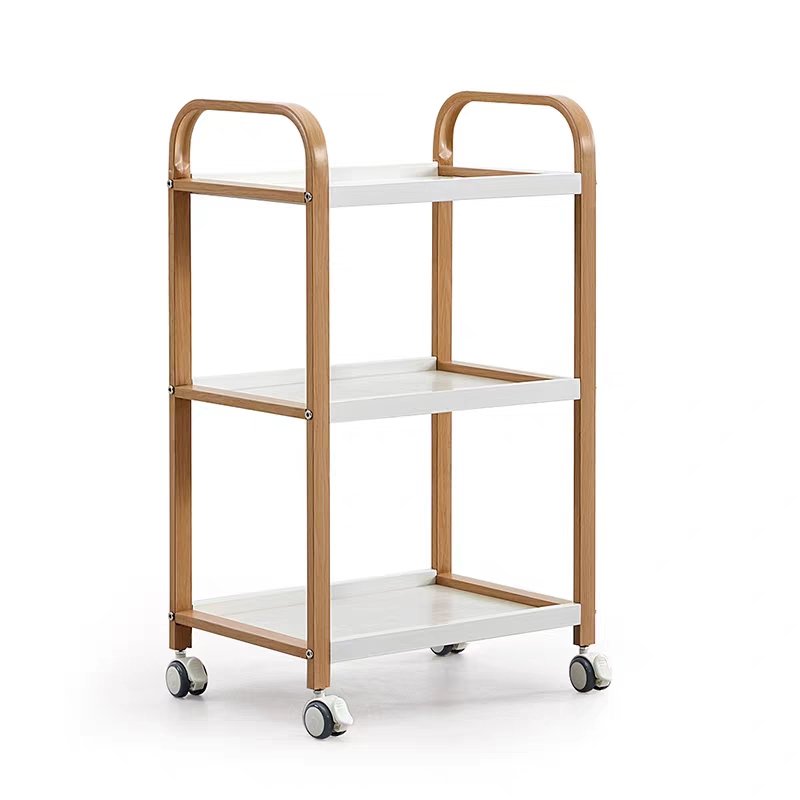 High-End Beauty Tools Collecting Salon Trolley Hairdressing SPA Cart Organizer Multi-Function Manicure Cart