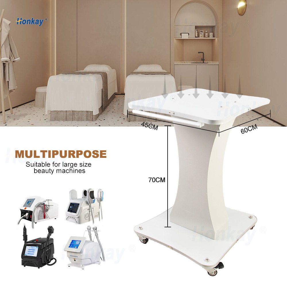 Movable Salon Trolley Cart with 4 Silent Wheels Car Beauty Salon Tool Car Hair Salon Trolley