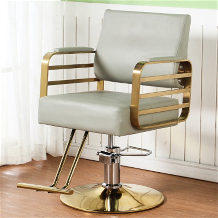 Siman High Quality Modern Salon Furniture Copper Washing Hair Cutting Styling Waxing Makeup Barber Chair