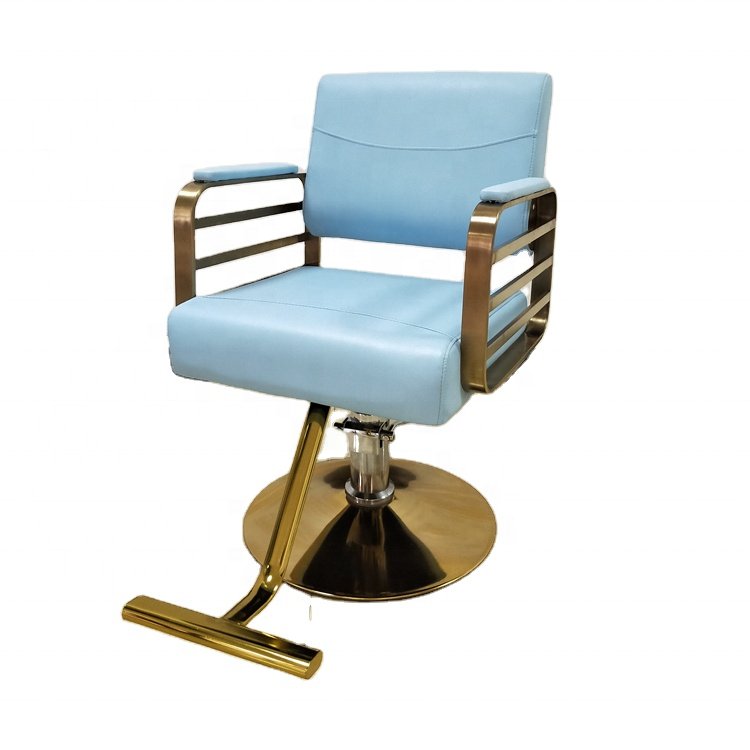 Siman High Quality Modern Salon Furniture Copper Washing Hair Cutting Styling Waxing Makeup Barber Chair