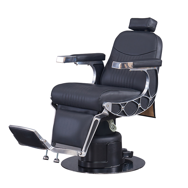 Professional Barber Chair for Men Modern Beauty Station Hairdressing Chair with Metal Base for Hair Stylist