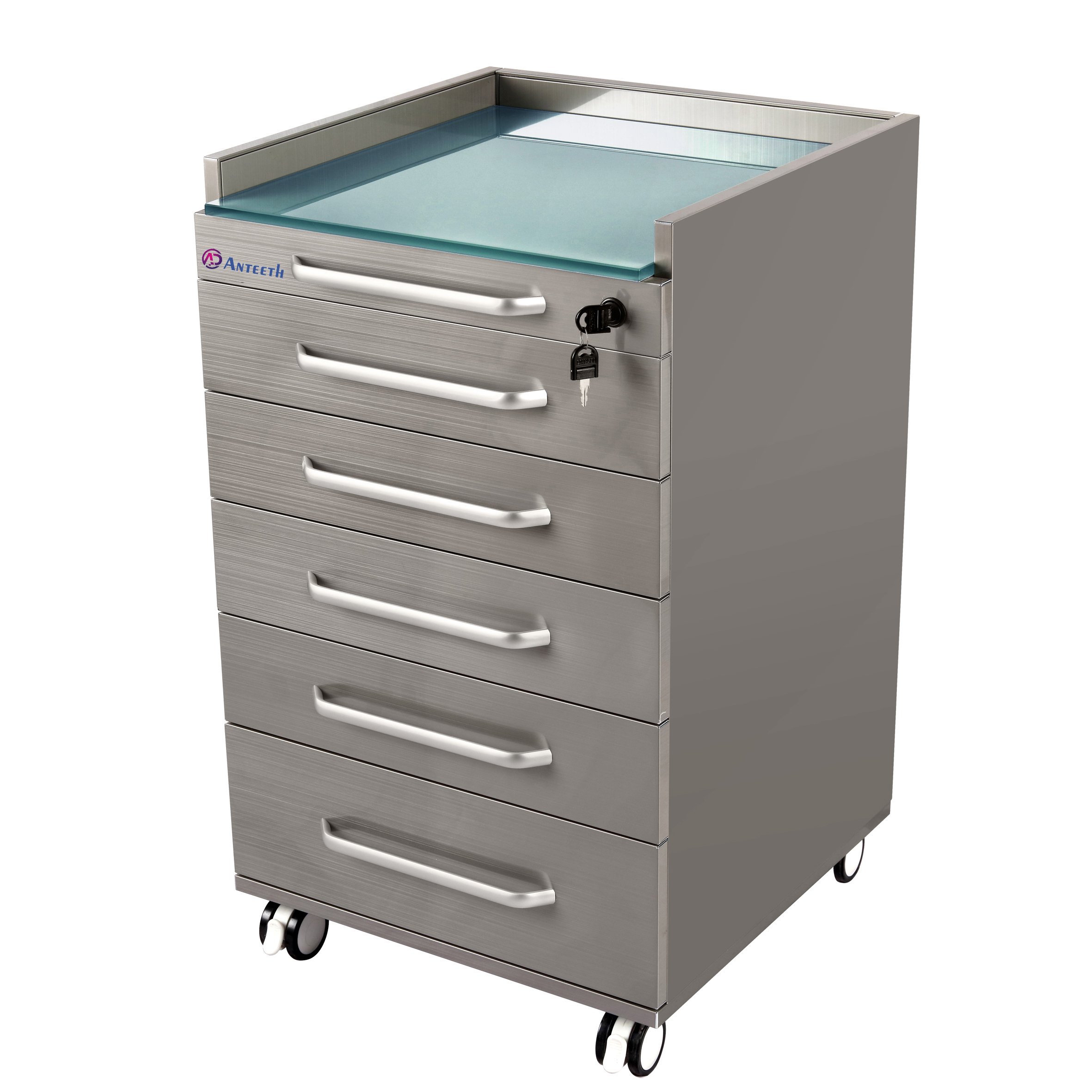 High Quality Medical Equipment Furniture Dental Mobile Trolley Customized Dental Cabinet Dental Clinic Cabinet with Drawers