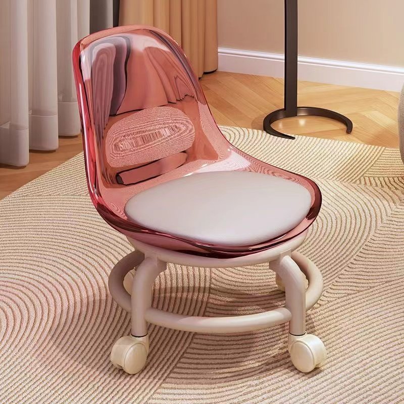 Kelly Hot Selling Transparent Universal Roller Slide Stool for Household and Children