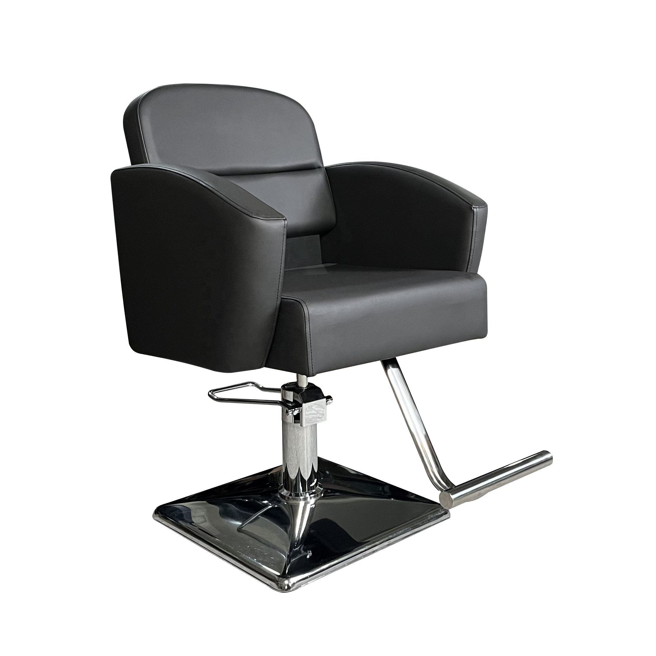 Hot Sale Hairdressing Black Vintage Hydraulic Barber Chair Salon Furniture Hairdressing Hair Cut Salon styling chairs