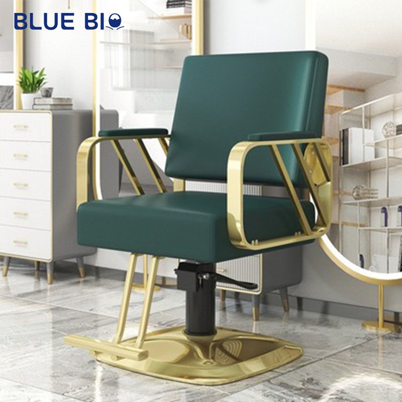 Wholesale Modern Hair Salon Hair Cutting Chairs Hot Dyeing Adjustable Rotating Barber Chairs Manufacturers