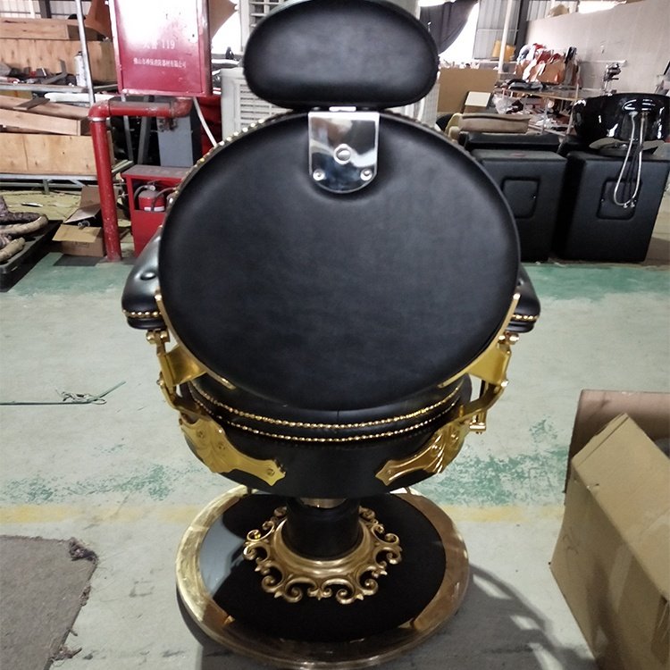 Kisen Salon furniture hydraulic haircut chair vintage classic barber chair for sale