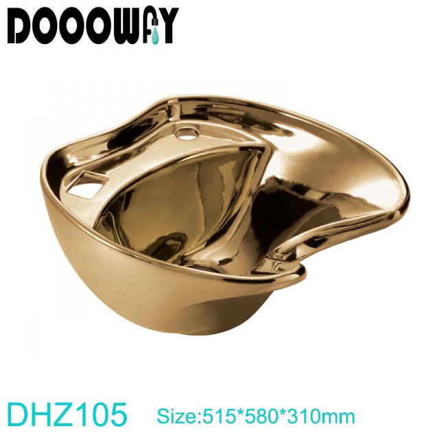New Design Ceramic barber Salons Portable Hair Salon Equipment barber Salons Wash Basin Price