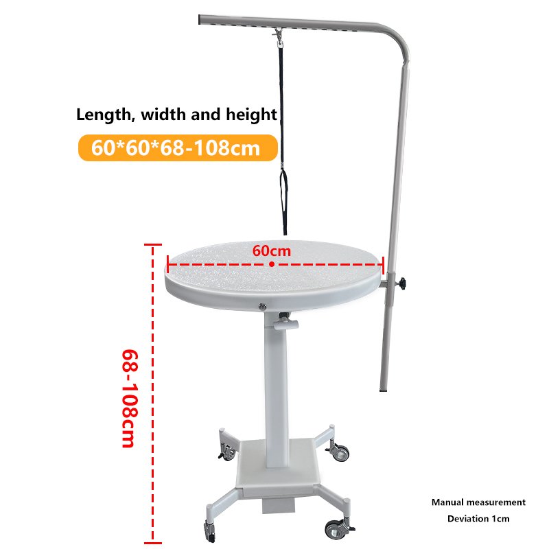 Veterinary animal hospital clinic salon pet dog stroller with grooming table trolley