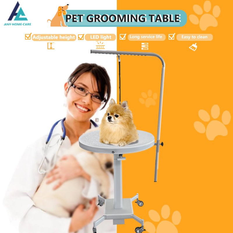 Veterinary animal hospital clinic salon pet dog stroller with grooming table trolley