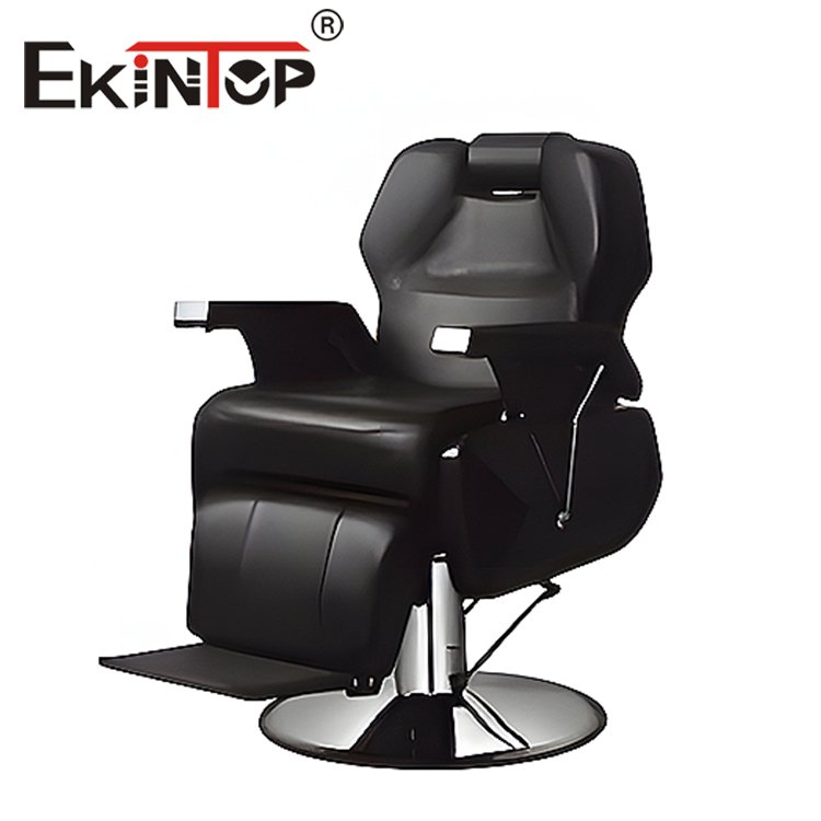 Ekintop Antique Beauty Salon Black Reclining Hydraulic Barber Chair Massage Chair Beauty Salon Chairs