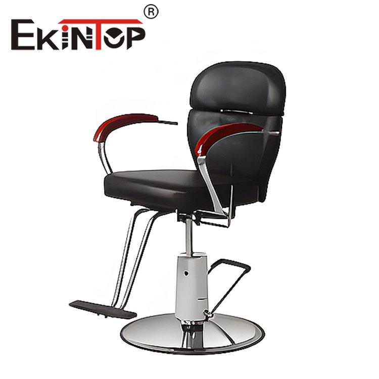 Ekintop Antique Beauty Salon Black Reclining Hydraulic Barber Chair Massage Chair Beauty Salon Chairs