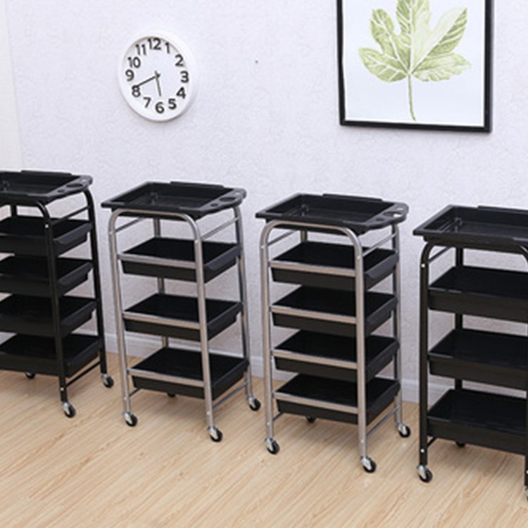 Beauty Salon Furniture Trolley Cart Salon 4 Tier Spa Beauty Cart Trolley