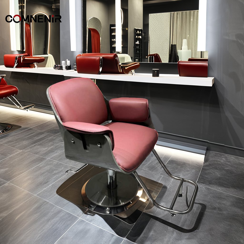 Wholesale hairdressing chair stylish beauty salon equipment salon barber metal chair