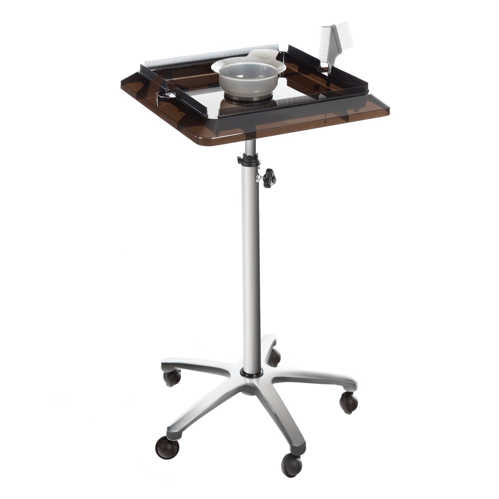 Removable Stainless Steel Plastic hair extension wig salon trolley hair extension holder