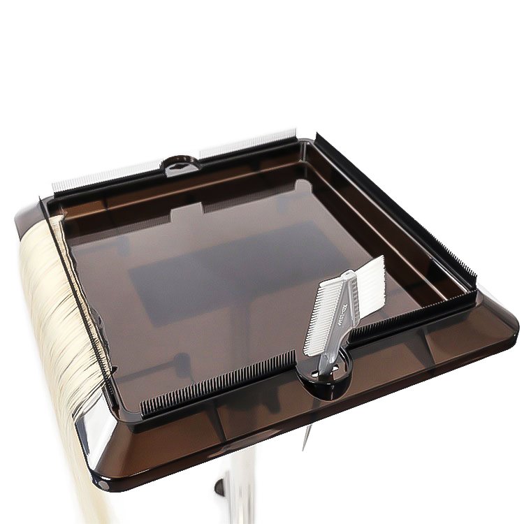 Removable Stainless Steel Plastic hair extension wig salon trolley hair extension holder