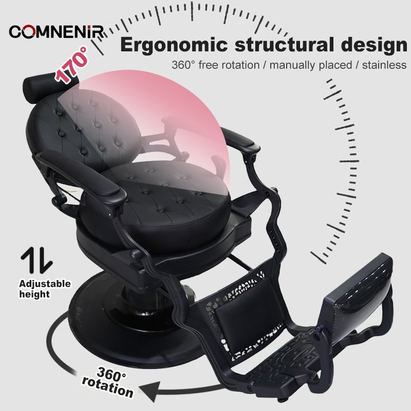 Hot Sale Portable Barber Chair with Spare Parts Cheap Hair Cutting Chair