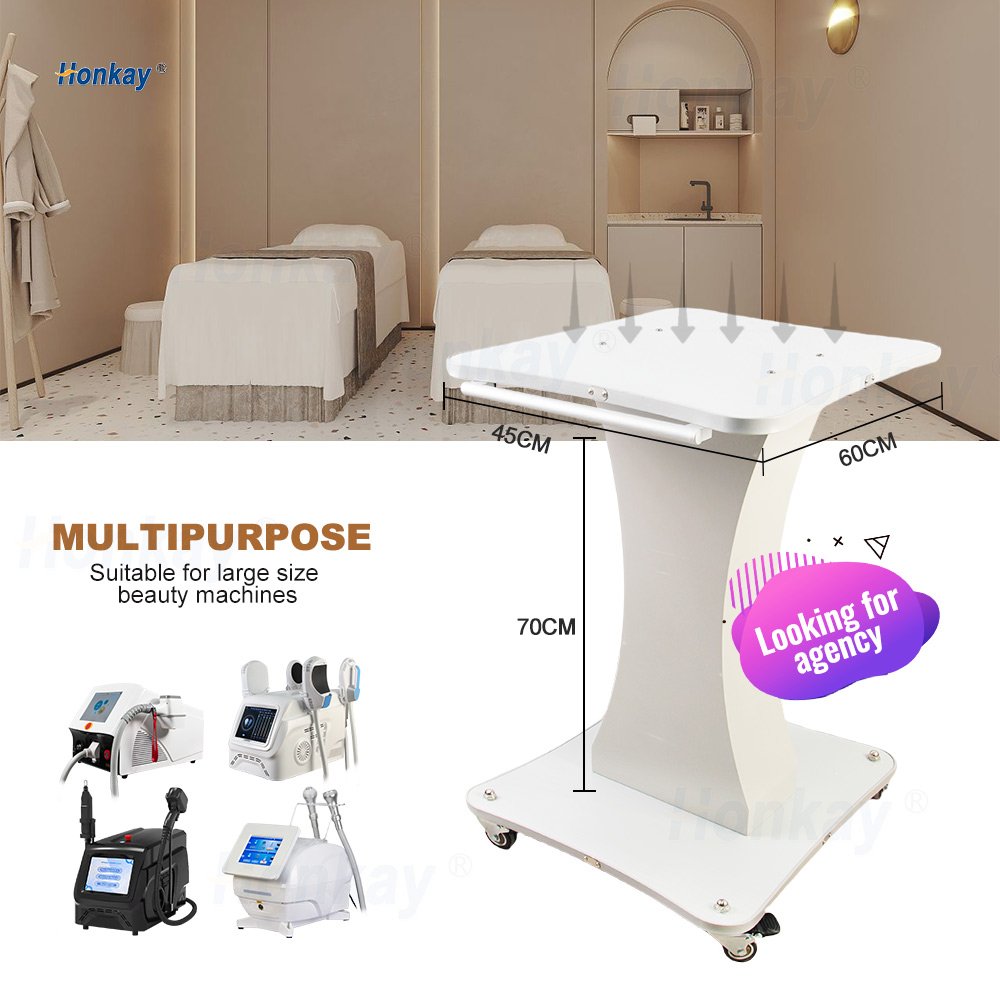 High end high quality Multi-purpose beauty machine trolley professional facial machine beauty salon tool trolly cart