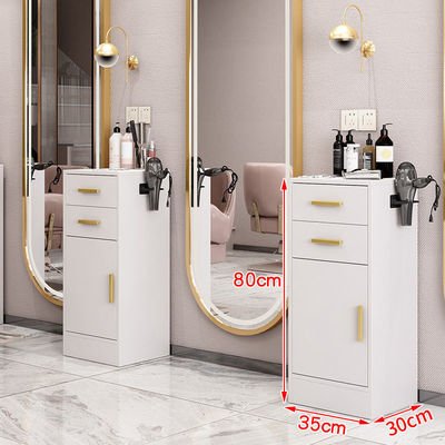 Wholesale cheap modern metal frame hair layer cart with dryer holders beauty barber salon trolley