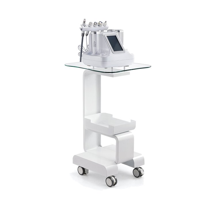 High quality 4 Wheels Beauty Rolling Pull Barber Cart Trolley Stand For Beauty Equipment Salon Beauty Trolley