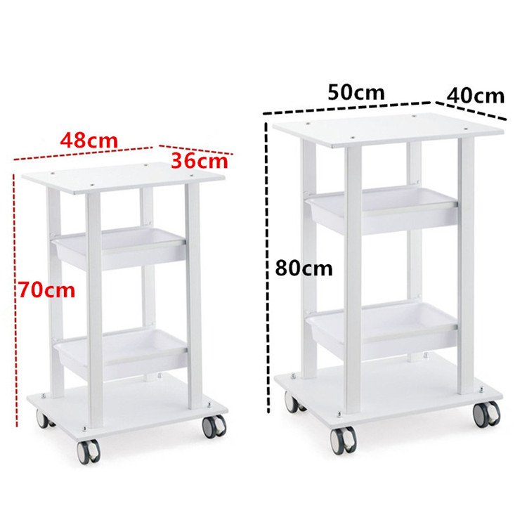 High quality 4 Wheels Beauty Rolling Pull Barber Cart Trolley Stand For Beauty Equipment Salon Beauty Trolley
