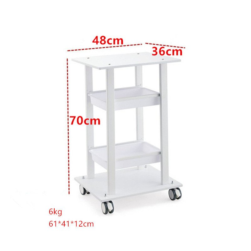 High quality 4 Wheels Beauty Rolling Pull Barber Cart Trolley Stand For Beauty Equipment Salon Beauty Trolley
