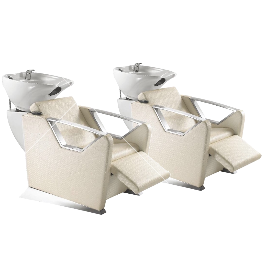 New style beauty salon furniture sets modern luxury yellow barber chairs pedicure and manicure table set for sale