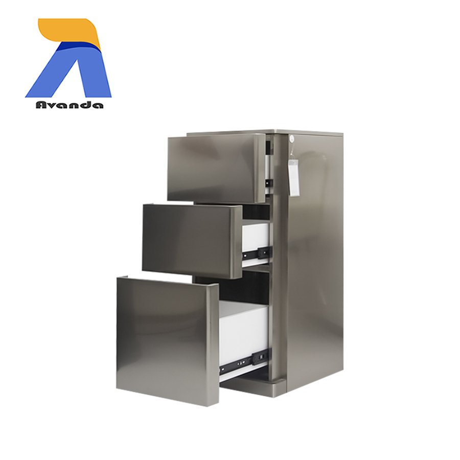 Wholesale salon furniture hair salon trolley price hairdressing fashion trolley with three drawers