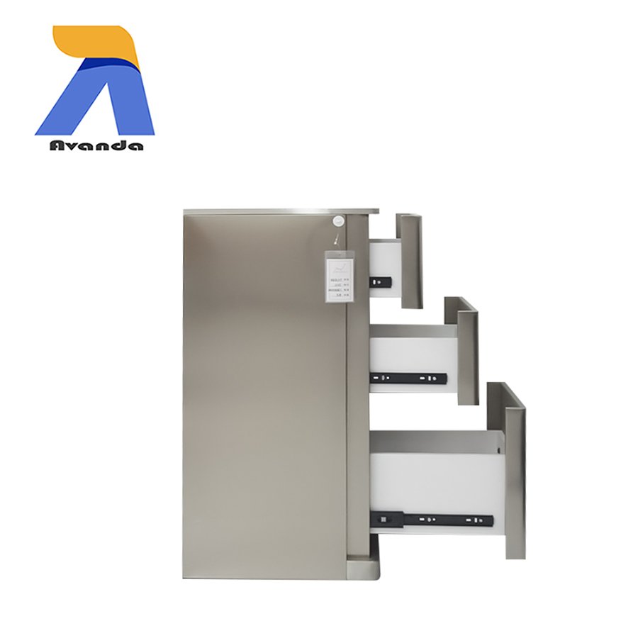 Wholesale salon furniture hair salon trolley price hairdressing fashion trolley with three drawers