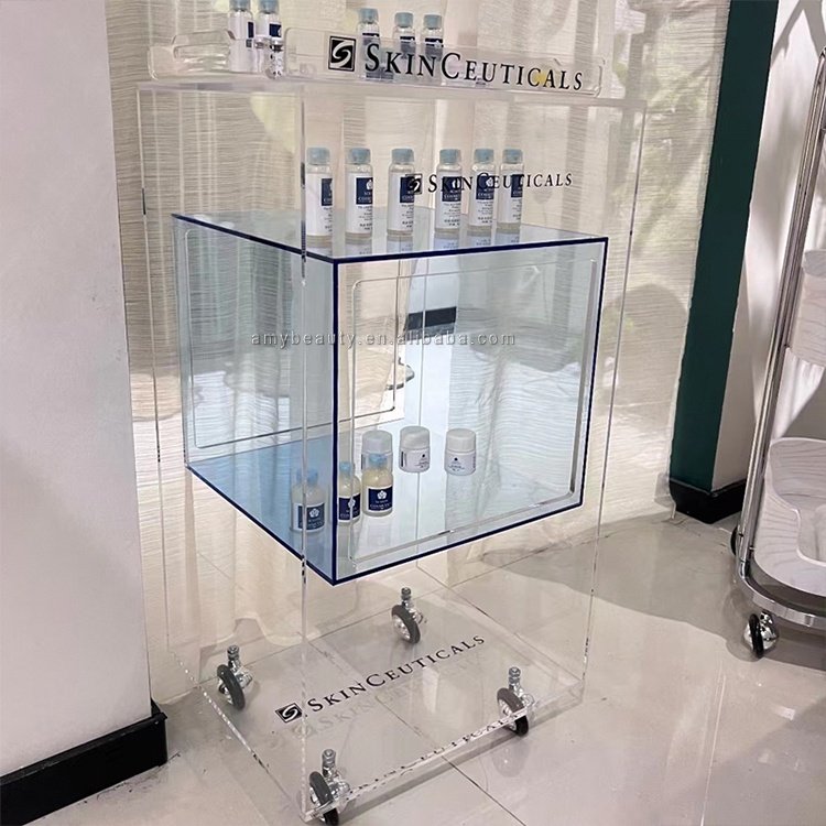 New Creative Design Luxury Salon Trolley Cosmetic instrument cart equipment cart With Wheels