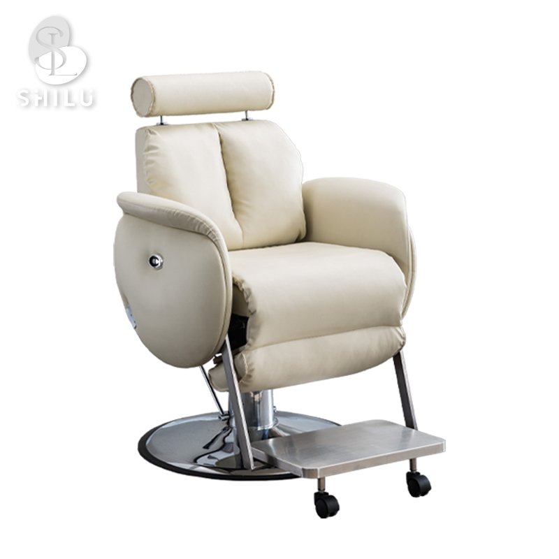 Rechargeable electric barber chair does not need wires to plug in and the color can be customized LF13-1