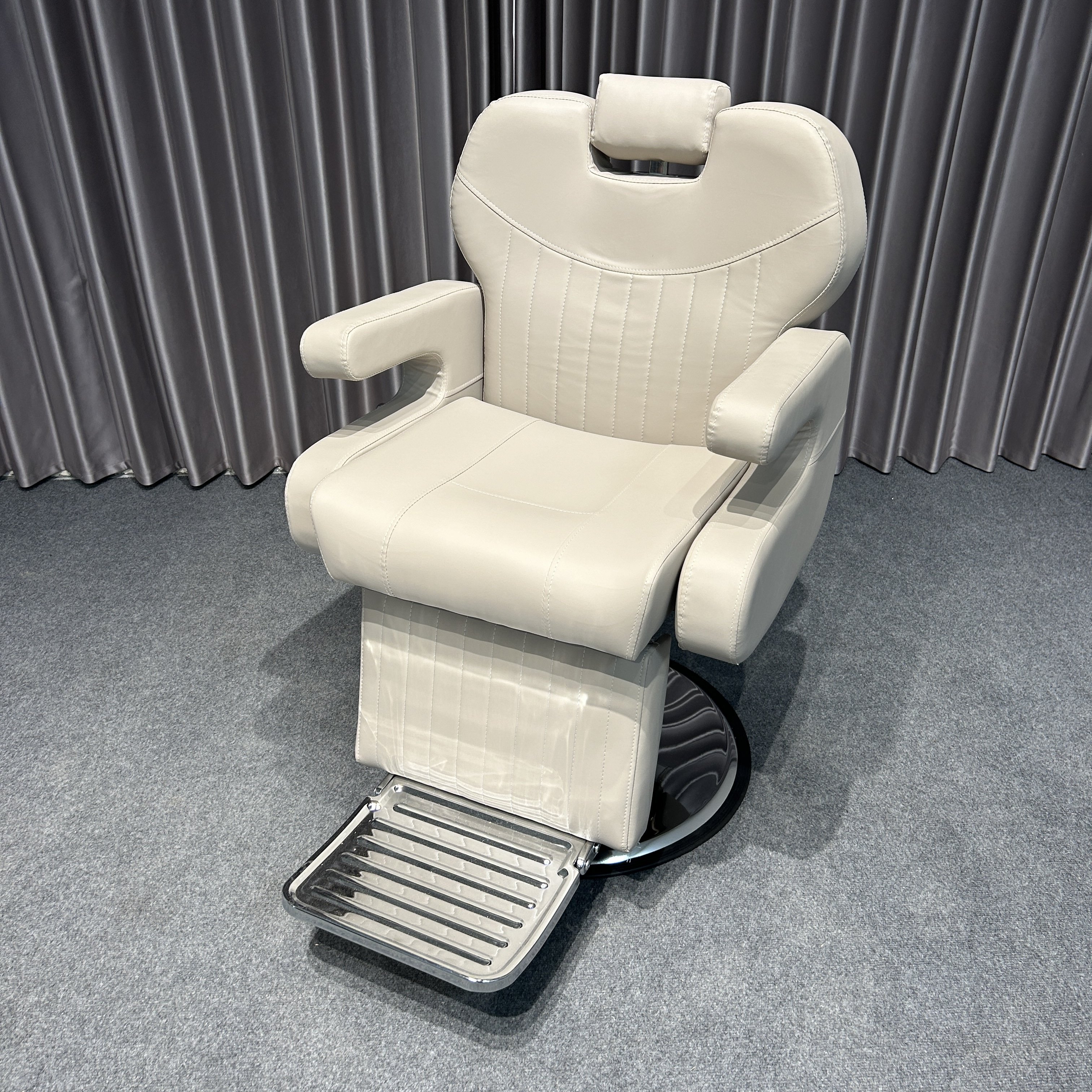 high-end Reclining Hydraulic Pump Barber Chair Modern Hairdresser Lift Chair Styling Chair