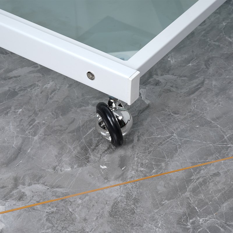 Trolley Beauty Equipment Saloon Trolley Metal White Hair Salon Trolley For Furniture