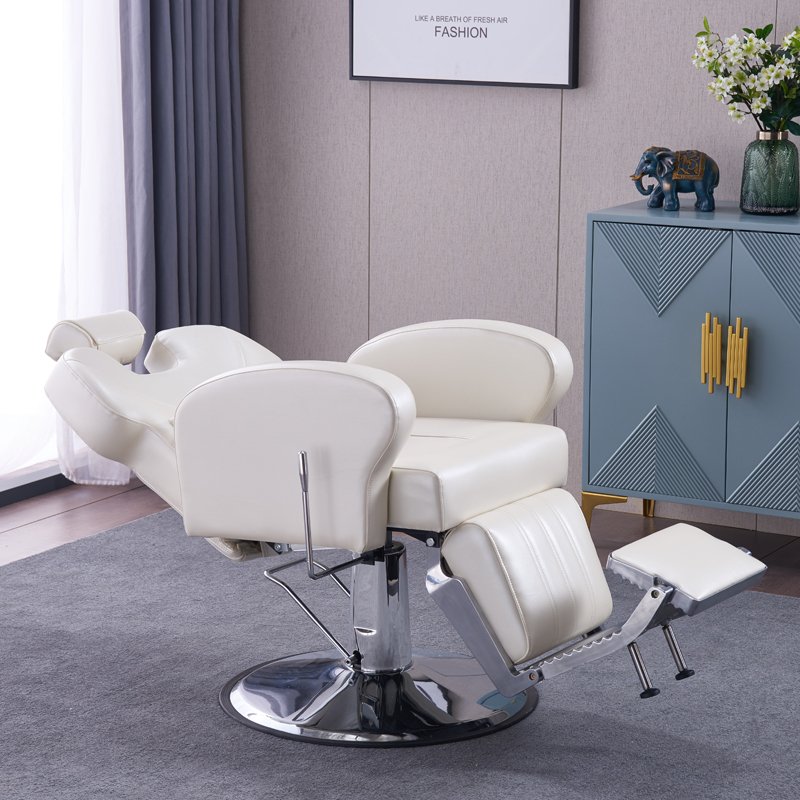 Hot Sale Antique Heavy Duty Hydraulic Stainless Steel Vintage Beauty Furniture Styling Hair Salon Barber Chair