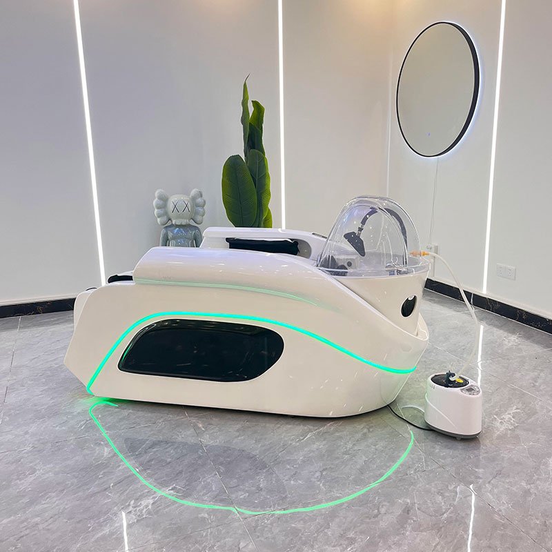 Modern Hair Salon Furniture Equipment Barbershop Electric Massage Shampoo Chair Wash Hair Shampoo Beds
